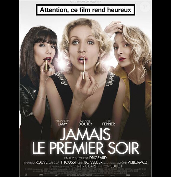 Affiche du film Jamais le premier soir, en salles le 1er janvier 2014