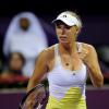 Caroline Wozniacki lors de l'Open de Doha au le 13 février 2013