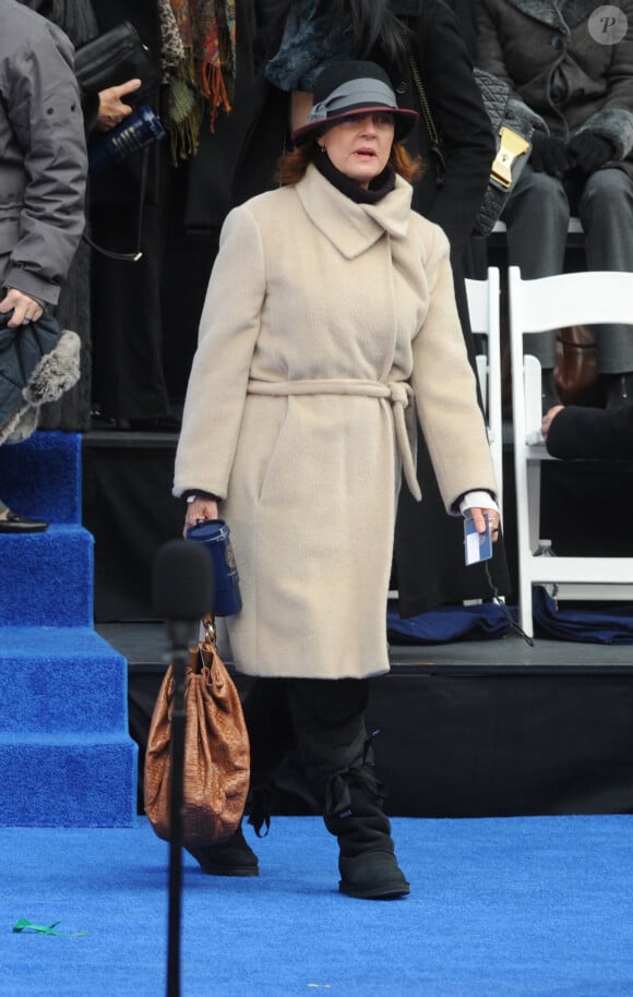Susan Sarandon lors de l'intronisation de Bill de Blasio, à New York, le 1er janvier 2014.