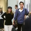 Emma Watson et Will Adamowicz à l'aéroport JFK de New York le 23 juin 2013