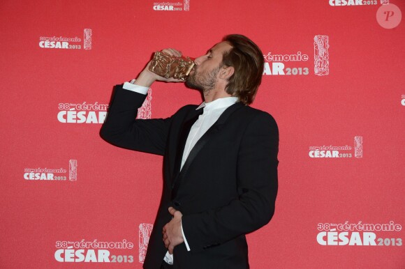 Matthias Schoenaerts lors des Césars à Paris, en février 2013.