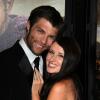 Liam McIntyre et Erin Hasan lors de l'avant-première de Spartacus: War Of The Damned à Los Angeles le 22 janvier 2013