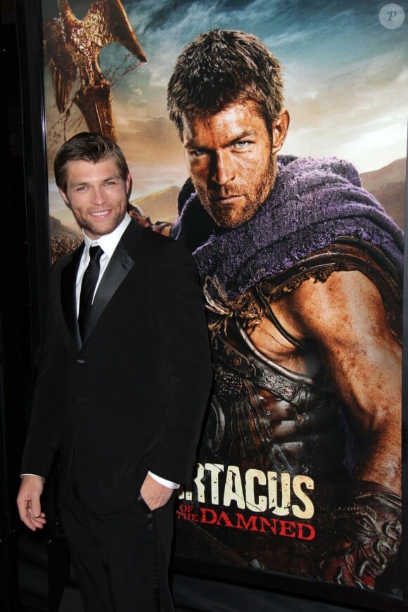 Liam McIntyre lors de l'avant-première de Spartacus: War Of The Damned à Los Angeles le 22 janvier 2013