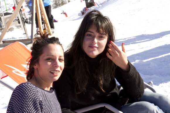 Zoe Tellier, Sarah-Laure Estragnat - La 11e édition du Festi'Valloire à Valloire, le 6 janvier 2014.