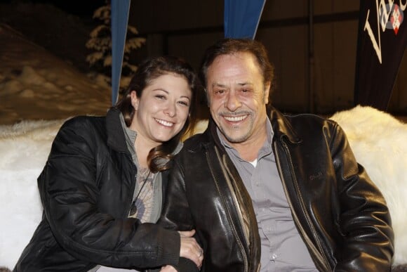 Marie Coesens et son père Antoine Coesens - La 11e édition du Festi'Valloire à Valloire, le 6 janvier 2014.