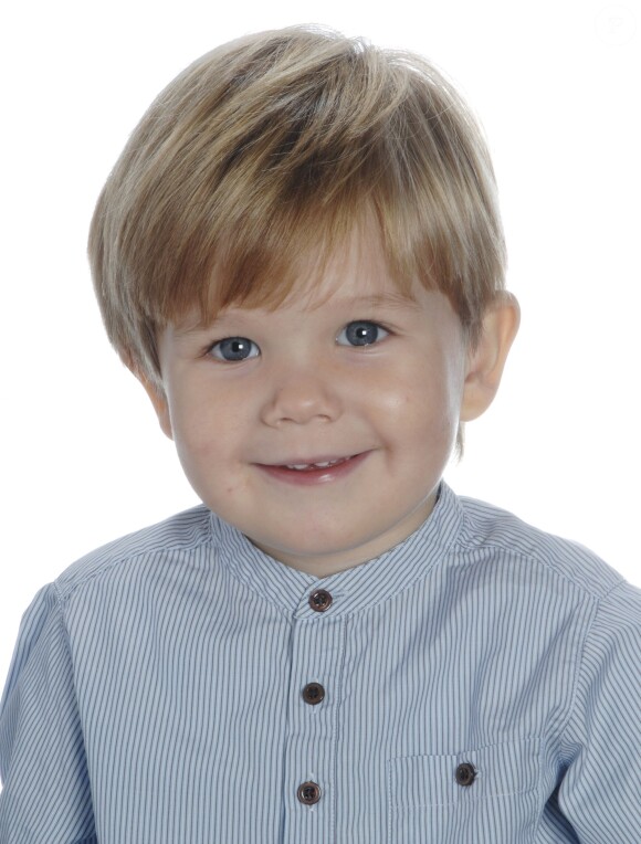 Portrait du prince Vincent de Danemark pour ses 3 ans, le 8 janvier 2014, réalisé par la photographe Pernille Rohde.