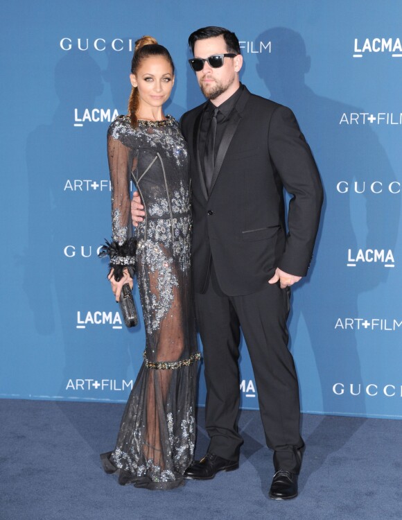 Nicole Richie et Joel Madden au gala LACMA 2013 Art + Film à Los Angeles. Le 2 novembre 2013.