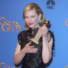 Cate Blanchett en Press Room lors de la 71e cérémonie des Golden Globe Awards à Beverly Hills le 12 janvier 2014.