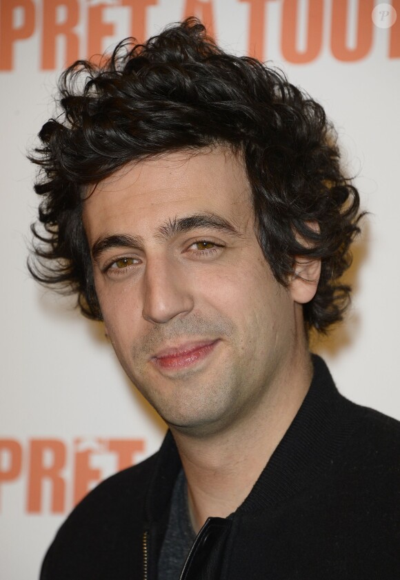 Max Boublil lors de la première du Prêt à tout à Paris le 13 janvier 2014.