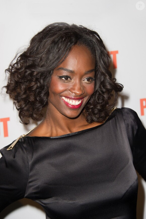 Aïssa Maïga lors de la première du Prêt à tout à Paris le 13 janvier 2014.