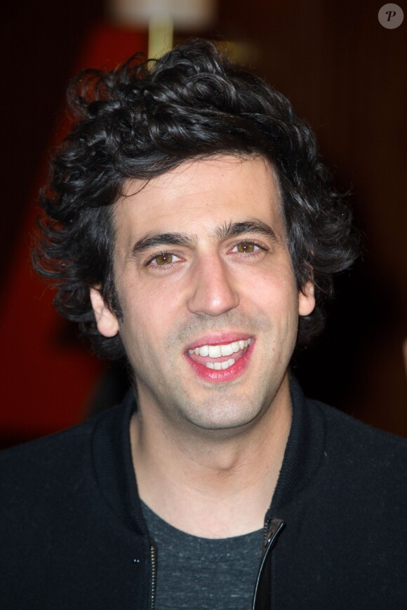 Max Boublil lors de la première du Prêt à tout à Paris le 13 janvier 2014.