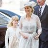 La comtesse Sophie de Wessex avec sa fille Lady Louise Windsor le 4 juin 2013 à Westminster pour les célébrations du soixantenaire du couronnement de la reine Elizabeth II.