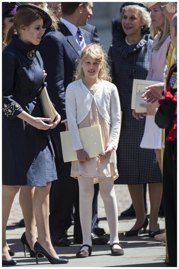 Lady Louise Windsor à Westminster le 4 juin 2013 pour le 60e anniversaire du couronnement de la reine Elizabeth II.