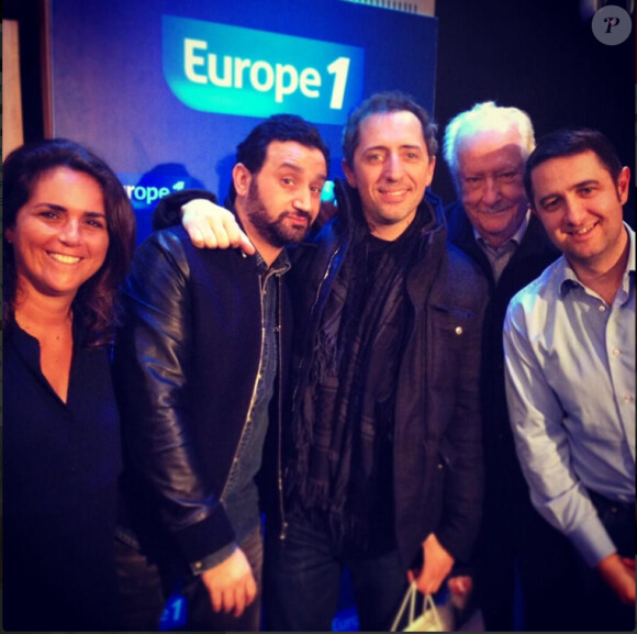 Gad Elmaleh invité chez Cyril Hanouna dans Les Pieds dans le plat sur Europe 1 le 15 janvier 2014