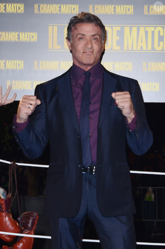 Sylvester Stallone à Rome en Italie le 7 janvier 2014.