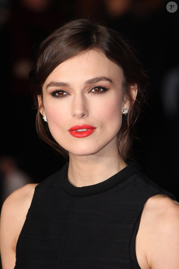 Keira Knightley lors de la première du film The Ryan Initiative à Londres le 20 janvier 2014.