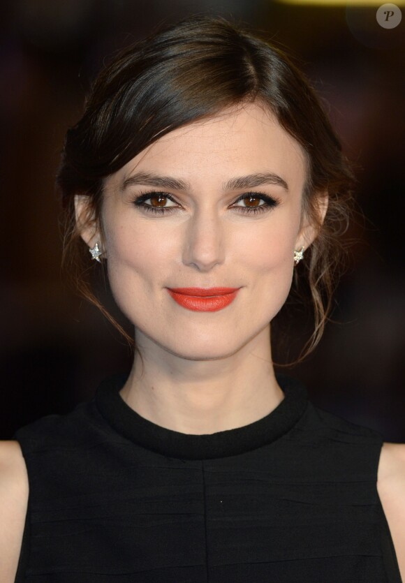 Keira Knightley lors de la première du film The Ryan Initiative à Londres le 20 janvier 2014.
