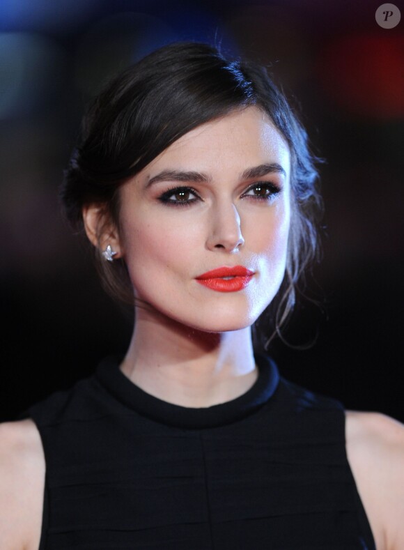 Keira Knightley lors de la première du film The Ryan Initiative à Londres le 20 janvier 2014.