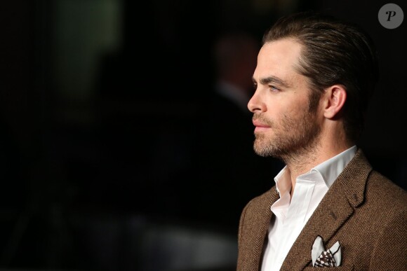Chris Pine lors de la première du film The Ryan Initiative à Londres le 20 janvier 2014.
