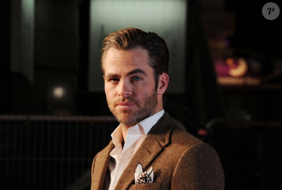 Chris Pine lors de la première du film The Ryan Initiative à Londres le 20 janvier 2014.