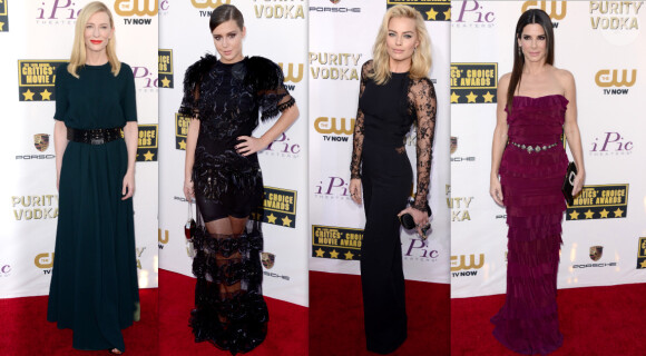 Cate Blanchett, Adèle Exarchopoulos, Margot Robbie et Sandra Bullock aux Critic's Choice Movie Awards 2014