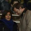 Anne Hidalgo et Eric Berdoati lors du match entre le Paris SG et Nantes au Parc des Princes le 19 janvier 2014 à Paris