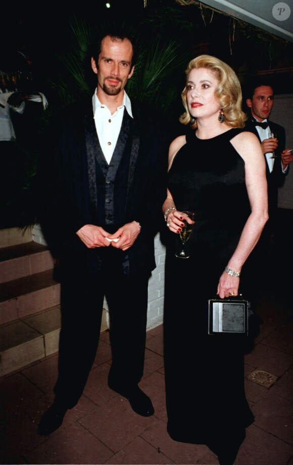 Catherine Deneuve et son fils Christian Vadim lors du Festival de Cannes 1996