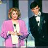 Catherine Deneuve et son fils Christian Vadim lors de la cérémonie des César 1985