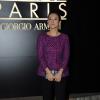 Zhang Ziyi lors des arrivées au défilé haute couture printemps/été Giorgio Armani au Palais de Tokyo à Paris le 21 janvier 2014