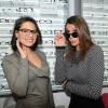 Laetitia Bléger et Laury Thilleman lors de l'inauguration de la boutique "I Love Optic" à Paris le 14 janvier 2014