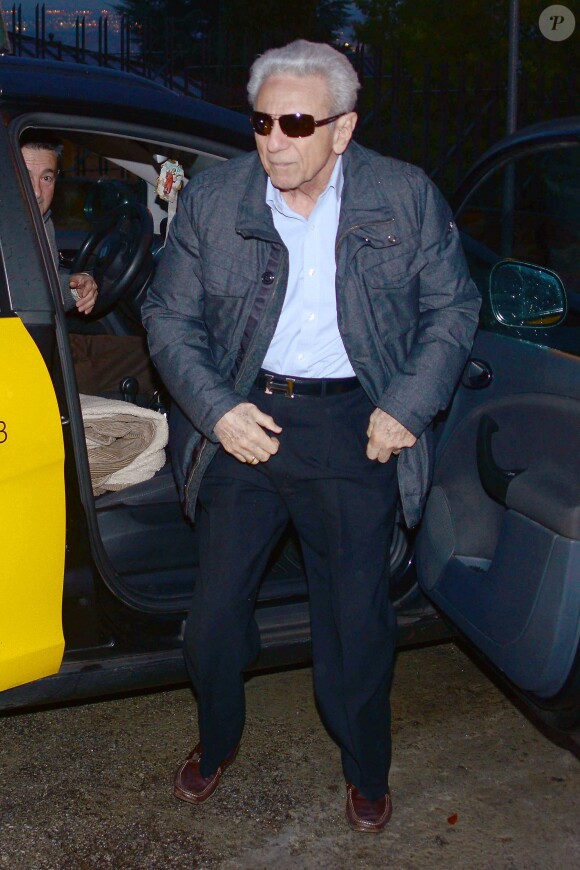 William Mebarak Chadid et Nidia del Carmen Ripoll Torrado (les parents de Shakira) arrivent à la fête du premier anniversaire de son petit-fils Milan, le 22 janvier 2014 à Barcelone.
