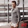 David Beckham, en sous-vêtements pour la nouvelle campagne de David Beckham Bodywear pour H&M.
