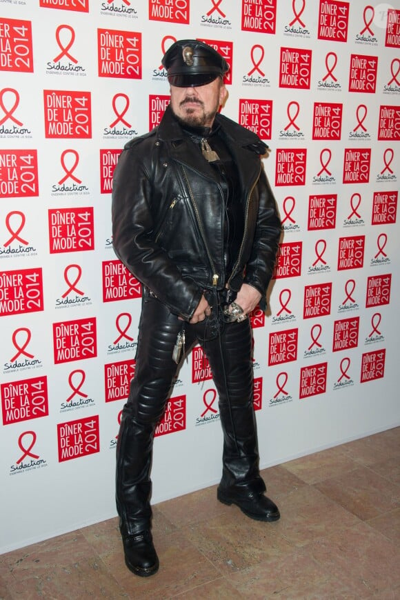 Peter Marino assiste au Dîner de la mode contre le sida, au pavillon d'Armenonville. Paris, le 23 janvier 2014.