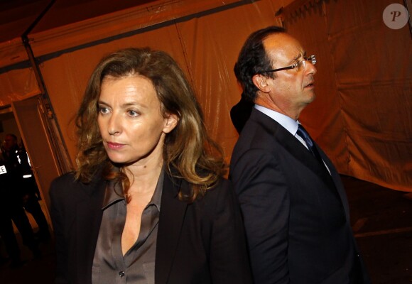 François Hollande et Valérie Trierweiler à Brive-La-Gaillarde, le 4 novembre 2011.