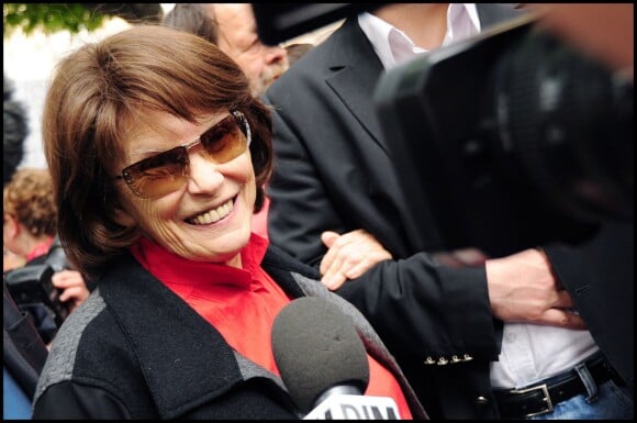 Danielle Mitterrand à Paris le 10 mai 2011. 