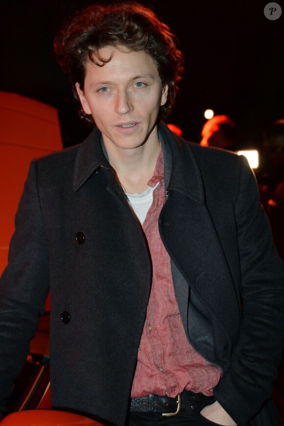 Exclusif - Raphaël lors de la soirée de lancement du coupé F Type R de Jaguar au 50 Avenue Montaigne à Paris, le 23 janvier 2014