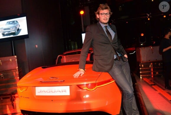 Exclusif - Amaury Leveaux lors de la soirée de lancement du coupé F Type R de Jaguar au 50 Avenue Montaigne à Paris, le 23 janvier 2014