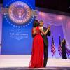 Barack Obama et Michelle lors du deuxième bal d'investiture du président démocrate à Washington, le 21 janvier 2013.