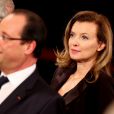 Valérie Trierweiler a quitté avec beaucoup d'émotion, samedi 25 janvier 2014, le palais de l'Elysée, où on la voit ici le 7 novembre 2013 lors d'une commémoration.