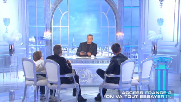 Laurent Ruquier chez Thierry Ardisson le 25 janvier 2014 sur Canal +