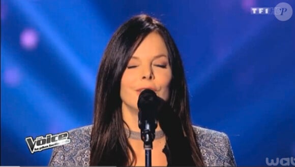Douchka Esposito lors de son passage des autidions à l'aveugle dans The Voice 3 le samedi 25 janvier 2014 sur TF1