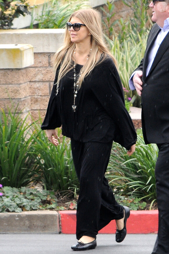 Fergie dans les rues de Los Angeles, le 26 janvier 2014.