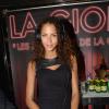 Exclusif – Noémie Lenoir mixe au restaurant La Gioia à Paris, le 29 janvier 2014.
