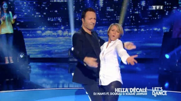 Ariane Massenet lors de l'épreuve "Let's dance" de Vendredi Tout Est Permis, le vendredi 31 janvier 2014 sur TF1.