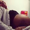 Eva Marcille, enceinte, sur Instagram, le 23 janvier 2014.