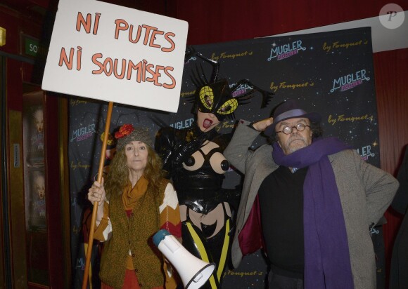Jean-Michel Ribes - People a la 2eme representation du spectacle de Thierry Mugler au theatre Comedia, intitule "Mugler Follies" a Paris, le 19 décembre 2013.