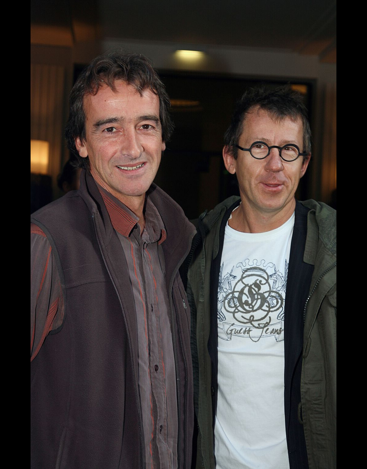 Photo Frédéric Courant et Jamy Courant lors de la conférence de