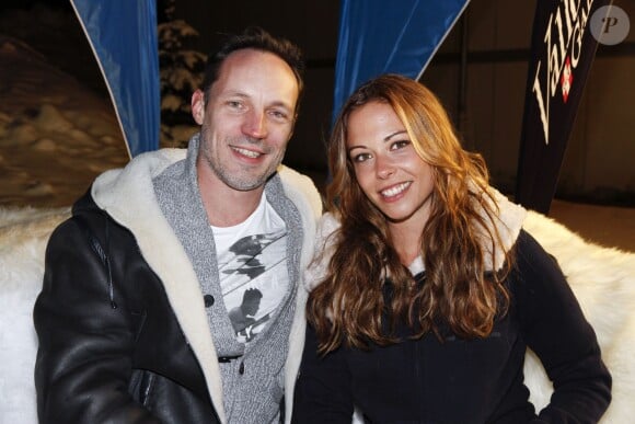 Grégory Questel et Dounia Coesens - La 11e édition du Festi'Valloire à Valloire, le 6 janvier 2014.