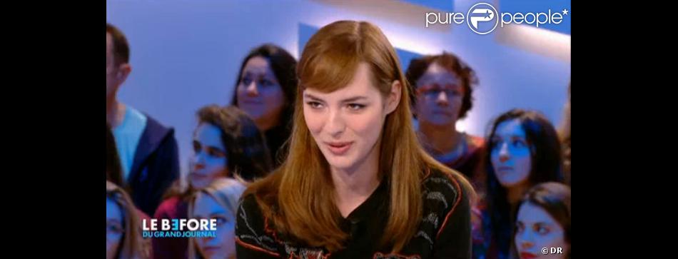 Louise Bourgoin parfaite imitatrice dans Le Before du Grand Journal sur Canal+ le 5 février 2014