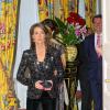 La princesse Marie a brillé lors d'un dîner de gala à l'ambassade de France à Copenhague le 5 février 2014.